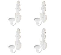 BESPORTBLE 4pièces Applique Murale Bougeoir Forgé Porte-candles Européen Pour Décoration Murale Accessoire Vintage Pour Salon Et Salle à Manger