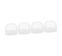 BESPORTBLE 4pièces Bol Transparent pour Hamster Acrylique pour Nourriture Et Eau Accessoire Sécurisé pour Rongeurs comme Chinchillas Et Rats