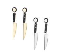 BESPORTBLE 4Pièces Boucles Oreilles Pendantes Amusantes Accessoires Or Pour Parfaites Pour Tenues Décontractées