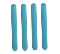 BESPORTBLE 4pièces Bracelets à Claquer Silicone Colorés pour Garçon Fille Soi-même Résistants et Faciles à Porter