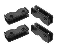 BESPORTBLE 4pièces Connecteurs de Poteaux de Tente Noirs Accessoires de Remplacement Légers et Robustes pour Tonnelle Pop-up Coude de Poteau pour Montage Rapide Abris Extérieurs