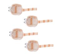 BESPORTBLE 4pièces Jouets Peluche Forme De pour Jouets Réalistes Et pour Kittens Fausse pour Amusement Et Entraînement