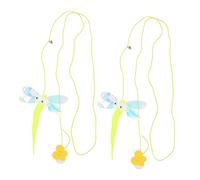 BESPORTBLE 4pièces Jouets Suspendus pour Jouets De Balancement Feutre avec Dragonfly pour Intérieur Et Accessoires Amusants pour Éviter Mauvaises Habitudes De Morsure