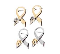 BESPORTBLE 4pièces Lot De Broches Décoratives Forme De Griffe De Chien Épingle à Poitrine Pour Corsage Accessoire Vestimentaire Pour Femmes Et Filles