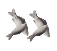 BESPORTBLE 4pièces Poissons Factices Réalistes Modèles de Carassins Simulés pour Photographie Décoration de Poissons Artificiels Accessoires de Cuisine et Ornements Couleur Aléatoire