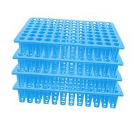 BESPORTBLE 4pièces Support pour Tubes à Essai avec Emplacements Organisateur pour Tubes Et Flacons Plateau De Laboratoire pour Expériences Scientifiques
