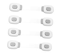 BESPORTBLE 4pièces Verrou de Tiroir Auto-adhésif pour Garçon Fille Lot de Loquets de Sécurité pour Armoire Toilettes et Meubles Protection Anti-accident pour Garçon Fille