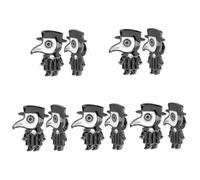 BESPORTBLE 5 Ensembles Broch De Combinaison Épingle À Nourrice Broches Pour Vêtements Épinglette En Métal Broche De Vêtements Pour Femmes Épingle Drôle Broche De Chemise Cuivre 2 Pièces * 5