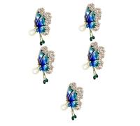 BESPORTBLE 5 Pièces accessoires de broche ancien revers épingle à nourrice Ligne épingle de broche féminine épinglette décorative épinglette en métal bijoux broches alliage