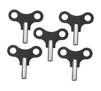 BESPORTBLE 5 Pièces Accessoires d'outils d'horloge rétro Kits d'horloge Remplacement enroulement travaux pointeuse horaire clé de l'horloge kit de réparation d'horloge Bricolage Le Fer Noir