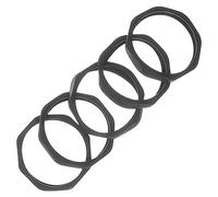 BESPORTBLE 5 pièces Anneaux Roulement pour Microphone Plastique Noir Protection Antidérapante pour Accessoires de Micro Adaptés Aux Bars et Ktv