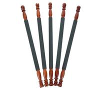 BESPORTBLE 5 Pièces Bird Cage Perch Stand Natural Wooden Paw Grinding Stick Easy Install Bird Nail Grinder Rest for Parakeets Cockatiels