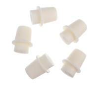 BESPORTBLE 5 Pièces Bouchon D'étanchéité en Silicone Rond Beige Résistant la Chaleur Vieillissement pour Tubes à Essai en Laboratoire Léger et Solide