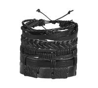 BESPORTBLE 5 Pièces Bracelet Cuir Rétro Ajustable pour Accessoire de Mode Élégant et Personnalisé pour Toutes Occasions