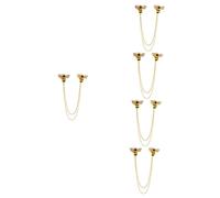 BESPORTBLE 5 Pièces broche broche épingle à nourrice bijoux de bal chaînes de col pour chemises costume accessoires hommes de collier d'abeille abeille alliage