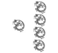BESPORTBLE 5 Pièces Broche de dragon rétro épingle à nourrice écharpe broche épinglette chinoise dragon pour vêtements épinglette pour hommes pour costumes alliage