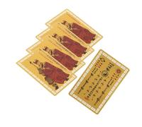 BESPORTBLE 5 Pièces Cartes Amulette Taisui Chinoises Alliage Aluminium-magnésium Protection Traditionnelle Feng Shui Décoration et Succès