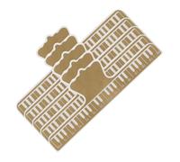 BESPORTBLE 5 pièces Clips de Partition Musicale Lot de Supports de Pages Or pour Musique Pince de Clamping pour Pianistes et Musiciens Pratique et Compact