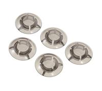 BESPORTBLE 5 Pièces Couvre Pédales Effets Guitare Protection Boutons et Molettes Capuchons Gris Foncé pour Pédalier