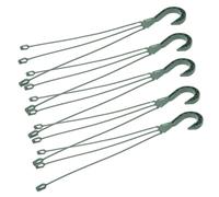 BESPORTBLE 5 Pièces Crochet pour Pot de Fleurs Suspendu, Panier Mural Vert | Diamètre Jusqu’à 30cm, Charge 2,5kg, Positions Multiples, Usage Jardin et Plafond