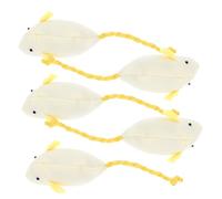 BESPORTBLE 5 Pièces de Simulation de Souris et de Chat Animaux en Peluche Chat de friandise intéressant Jouets Trousse Interactive Cat Toy Accessoires Chaton Souris drôle