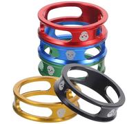 BESPORTBLE 5 Pièces Entretoise de Jeu de Direction pour Vélo 28,6mm | Réglage Fin, Conception Légère, Installation Facile, pour Fourche de Vtt et Vélo