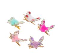 BESPORTBLE 5 Pièces épingle à cheveux hairpin hair clip hair pin hair charms hair toppers accessoire Extraits filles pinces à cheveux volant mini pinces à cheveux métal