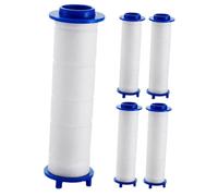 BESPORTBLE 5 pièces Filtre de Remplaçable Coton Compressé Haute Pression Filtre Pomme de Anti-sédiments et Élimine Chlore pour Maison