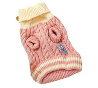 BESPORTBLE 5 Pièces Gilet en Coton pour Chiot Vestes Chaudes Pull Chaton Vêtements pour Chiots Vêtements De Chaton Chandail De Chiot Tenue Automne Hiver Robes pour l'hiver Rose en Tissu
