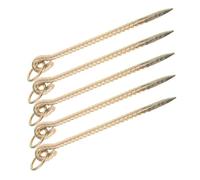 BESPORTBLE 5 Pièces Heavy Duty Dog Stake Ground Anchor for Livestock and Pets Stable Tie Out for and Camping Outdoor Use in All Weather