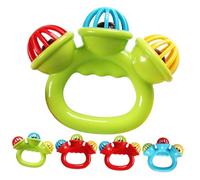 BESPORTBLE 5 Pièces Hochet de Dentition Portables pour Nourrissons de Réconfort avec Cloches pour Développement Couleur Aléatoire