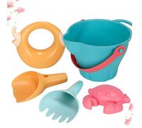 BESPORTBLE 5 Pièces Jeux de Plage pour Garçon Fille Garçons Filles Seau et Pelle Portable Jouets Eau Créatifs pour Imagination et Socialisation