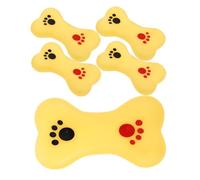 BESPORTBLE 5 pièces Jouets de Bain Sonore pour Os Souple Jouets Mordeurs Sûrs et Ludiques pour Bébés et Animaux pour Bain
