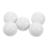 BESPORTBLE 5 pièces Lot de Perles Blanches pour Roulette Russe Accessoires de Jeu pour Roues Billes de Piste pour Animation Fête