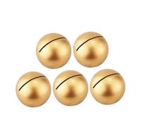 BESPORTBLE 5 pièces Lot de Supports Numéro Table Ronds Bois Doré Porte-cartes Menu et Cartes de Visite pour Mariage Réception Anniversaire Clip de Table et Élégant