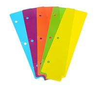 BESPORTBLE 5 Pièces Marque-pages de Couleur pour Classeur, Intercalaires | Onglets Écrits à Main, Séparation Nette des Documents, Usage Quotidien pour Carnet et Agenda