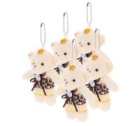 BESPORTBLE 5 Pièces Mini Ours DIY pour Bouquet Accessoires Charmants et Portables pour Décorations de Clés et Sacs