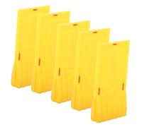 BESPORTBLE 5 Pièces Mini Panneaux de Barricade de Circulation Plastique pour Éducation Sécurité Routière Jouets Éducatifs pour Garçon Fille Enseignement des Signaux de et Jeux de Construction