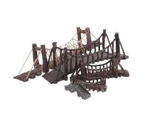 BESPORTBLE 5 Pièces Miniature Fairy Garden Resin Bridges Fish Tank Ornaments for Aquarium and Dollhouse Decor Easy to Clean and Lifelike Micro Landscape Accessories