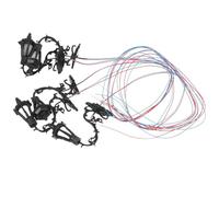 BESPORTBLE 5 pièces Miniature Wall Lights LED DIY Model for Table Mini House Decoration Compact Tiny Wall Lamp Set