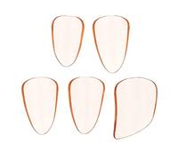 BESPORTBLE 5 pièces Pipa Nails Orange PC Durable Finger Picks Ergonomic Curve For Professional And Beginner Lute Players Essential Pipa Accessories For String Instruments