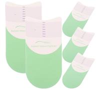BESPORTBLE 5 Pièces Règle à Cils Outil de Beauté Pratique en Plastique Légère Verte pour Mesure Précise des Cils et Sourcils pour Usage Personnel et Salons de Beauté