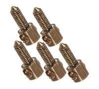 BESPORTBLE 5 pièces Vis de Réglage pour Archet de Violon et Violoncelle Métal Lot de Accessoires Durables pour Réparation et Ajustement Précis Grenouille Archet