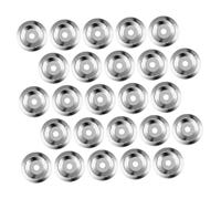BESPORTBLE 50 Pièces Anneaux de Jingle pour Tambourin de Rechange pour Cymbales de Batterie Anneaux de Cloche Cuivre Ømm Accessoires de Percussion et Faciles à Installer