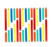 BESPORTBLE 50 pièces Bâtons Géométriques Magnétiques pour Apprentissage Mathématique Outils Pédagogiques Flexibles pour Création de Formes et Interaction Familiale