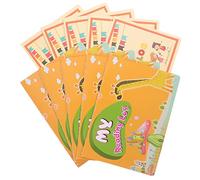 BESPORTBLE 50 Pièces Carnets de Lecture pour Garçon Fille Carnet de Banque Anglais pour de Lecture Enregistrement et Supports Éducatifs pour Développer