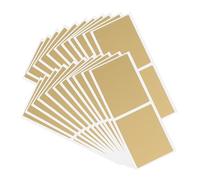 BESPORTBLE 50 Pièces Cartes à Gratter Dorées Rectangulaires avec Surprises Cachées Autocollants à Gratter pour Jeux et Récompenses