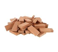 BESPORTBLE 50 Pièces Jeu de Dominos Bois Blocs de Construction Multicolores pour Activités Familiales et Fêtes pour Jeux Sociaux et Développement des Compétences Logiques