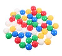 BESPORTBLE 50 pièces Lot de Boules Numérotées pour Tirage Au Sort Colorées et Résistantes Adaptées Aux Fêtes et Jeux de Loterie Légères et Réutilisables