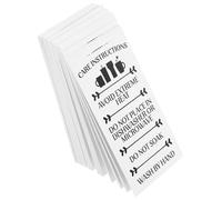 BESPORTBLE 50 pièces Lot de Cartes Instructions pour Entretien de Verres à Paille Étiquettes Pratiques pour Soins de Tumbler Cartes Guide Papier Épais
